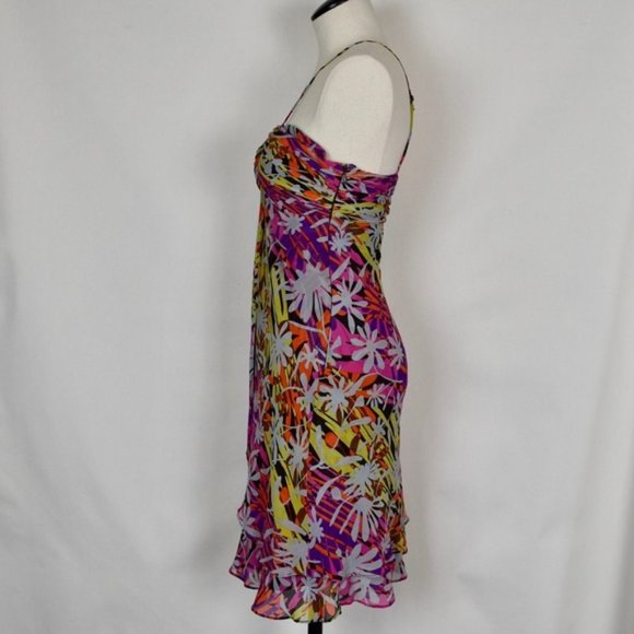 BCBGMAXAZRIA Silk Halter Dress - Picture 6 of 7